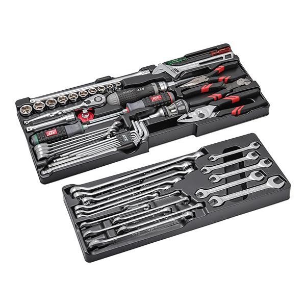KTC (SK37220XT) 9.5sq. 72点 工具セット 90ギアラチェットハンドル