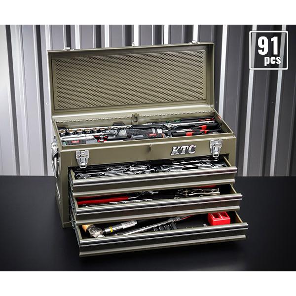 出撃!!テックマシンセットとファイティングコスチューム計３個セット KTC [予約受付中]【1月上旬から順次発送】KTC SK39120XODEM 9.5sq. 91