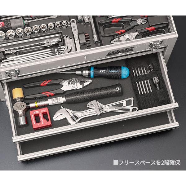 KTC 9.5sq. 92点工具セット オフホワイト SK39224XFWEM SKX0213FW 採用 エヒメマシンオリジナル ツールセット | KTC | 14
