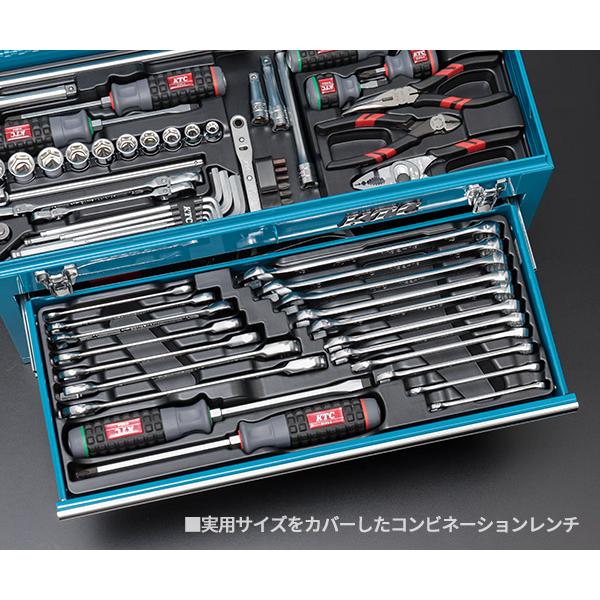 KTC SK39224XKFBEM 9.5sq. 92点工具セット キングフィッシャー KTC SK39224XKFBEM 9.5sq. 92点工具セット キングフィッシャー