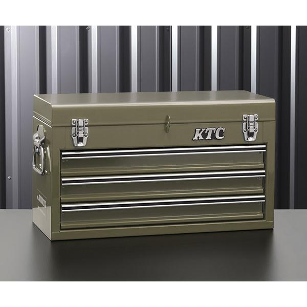 KTC (SK39224XODEM) 9.5sq. 92点 工具セット オリーブドラブ チェスト