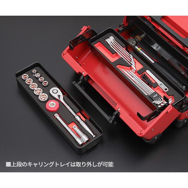 KTC 12.7sq. 52点工具セット SK45223WZR レッド 大型車・重機・農機用 KTC 12.7sq. 52点工具セット SK45223WZR レッド 大型車・重機・農機用