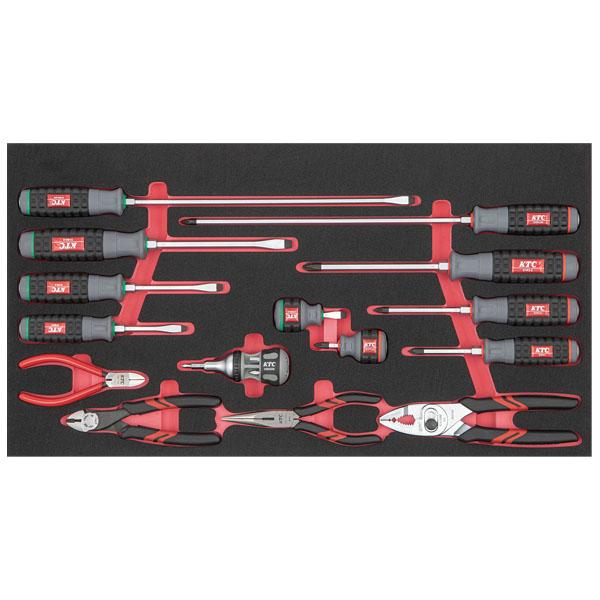 KTC [メーカー直送業者便] 工具セット ローラーキャビネットタイプ 239