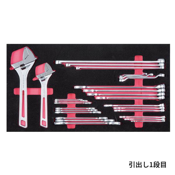 メーカー直送業者便] KTC SK8201R ハイメカツールセット レッド 123点