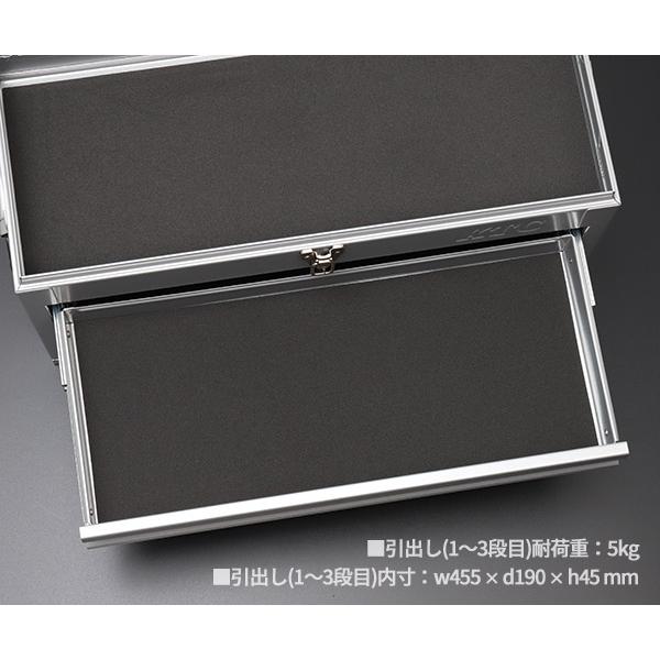 KTC KTC工具箱 SKX0223S ツールチェスト(3段3引出し) シルバー 京都