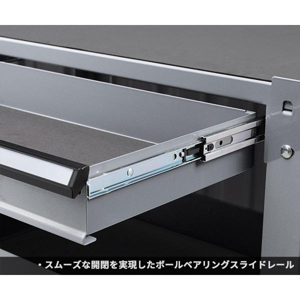 KTC ツールワゴン サイドテーブル付き ドライバースタンド付き！ ワゴン（4段1引出し） | KTCツールオフィシャルサイト