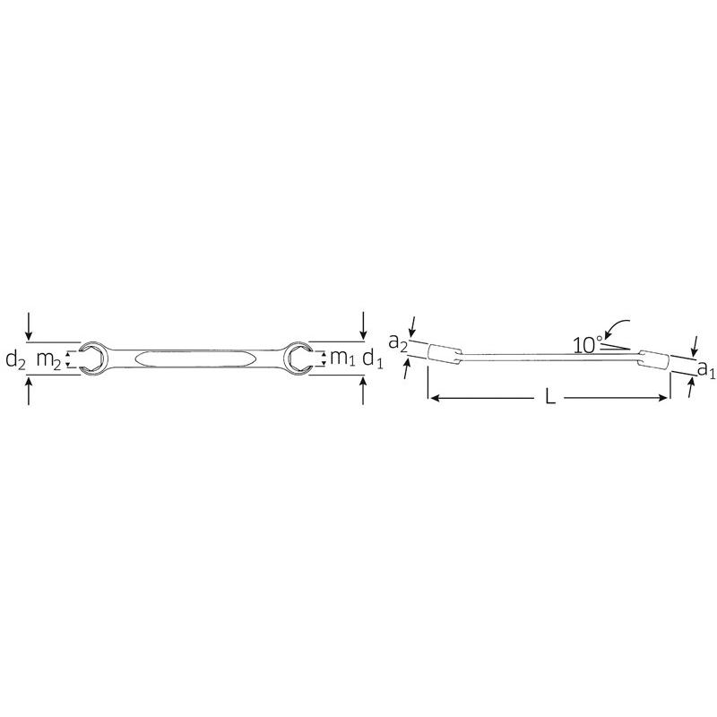 日本正規品 スタビレー オープンリングスパナ  (24-11X13)(4018754021925) STAHLWILLE | STAHLWILLE | 01