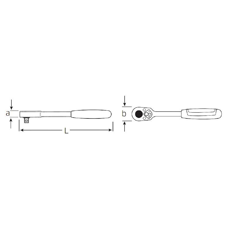 STAHLWILLE 532(-2K) (1/2SQ)ロングラチェットハンドル(13121010 STAHLWILLE 532(-2K) (1/2SQ)ロングラチェットハンドル(13121010