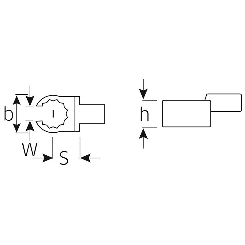 日本正規品 スタビレー トルクレンチ差替ヘッド (733/10-10)(4018754034352) STAHLWILLE