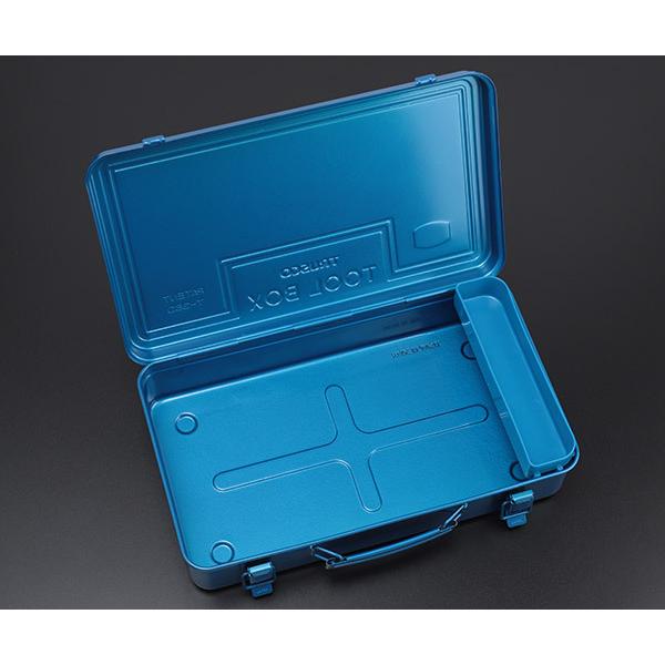 TRUSCO中山 TRUSCO トラスコ トランク工具箱 368x222x95 ブルー T-360