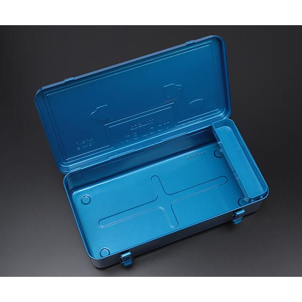 TRUSCO中山 TRUSCO トラスコ トランク型工具箱 431x222x162 ブルー