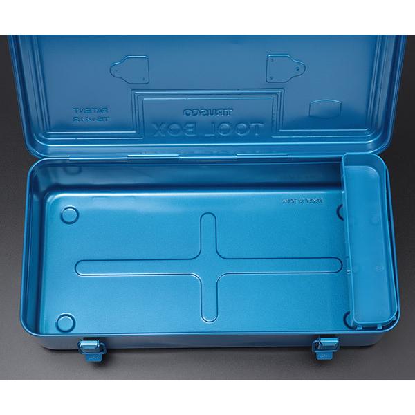 TRUSCO中山 TRUSCO トラスコ トランク型工具箱 431x222x162 ブルー