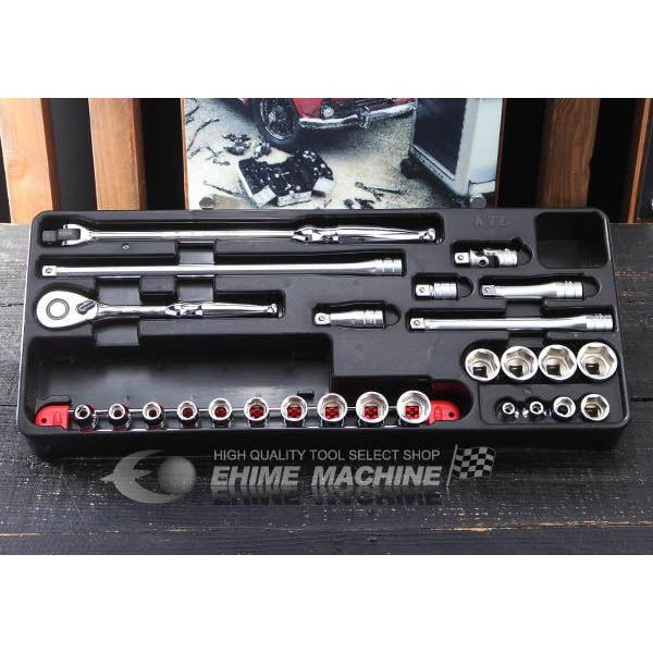 KTC 京都機械工具 9．5sq．ソケットレンチセット［26点］ TB318-