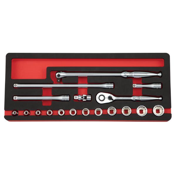KTC TB318WA 9.5sq.ソケットレンチセット 18点セット 十二角