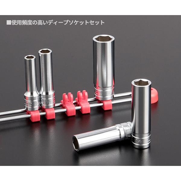 KTC KTC TB3L05 9.5sq.六角ディープソケットセット 5コ組