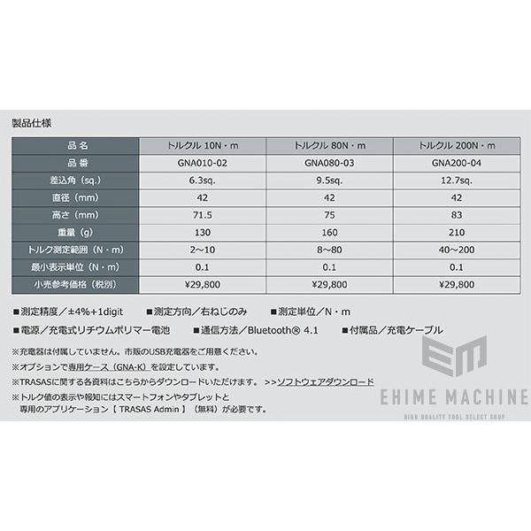 KTC TB404TQ 12.7sq. ホイールナット用トルクルセット 4点セット｜ehimemachine｜13