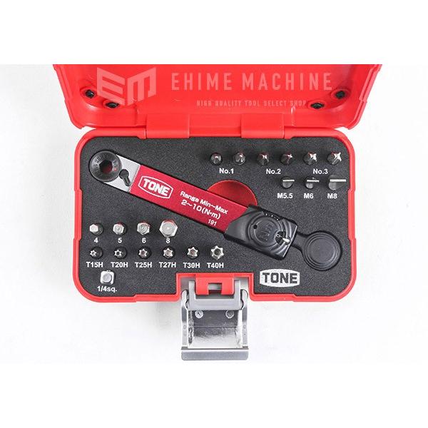 TONE TBS20 トルクビットラチェットセット トネ 工具｜ehimemachine｜15