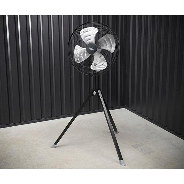 TRUSCO中山 TRUSCO 全閉式工場扇 ルフトハーフェンスタンドタイプ 高