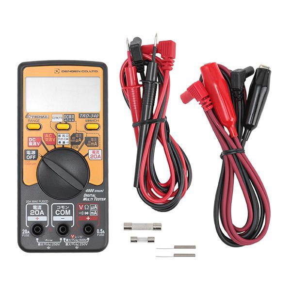 AC/DC デジタル式クランプメーター デンゲン TRD-1000A-3 デンゲン 電圧・電流計 デジタル式クランプメーター TRD-1000A