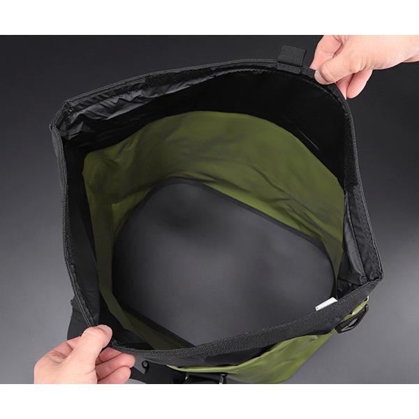 TRUSCO中山 TRUSCO 防水ターポリントートバッグ オリーブドラブ L