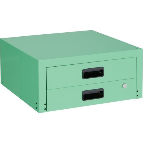 TRUSCO ラビットワゴン用引出2段 500X500 YG色 RBW55XYG トラスコ