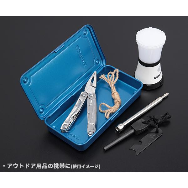 TRUSCO中山 TRUSCO トランク型工具箱 203X109X35 ブルー T19 トラスコ