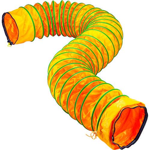 TRUSCO中山 TRUSCO フレキシブルダクト ファスナー接続タイプ Φ320X5m