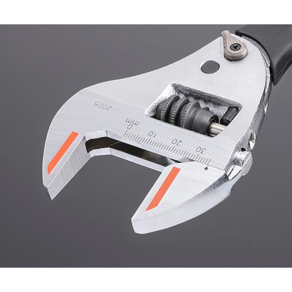 TRUSCO中山 TRUSCO ラチェット式モンキーレンチ(ユニバーサルデザイン)35mm TRMW250U トラスコ : エヒメマシン ...