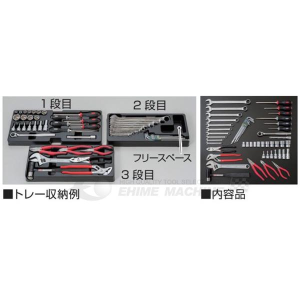 TONE [メーカー直送品] 整備用工具セット ツールセット 差込角