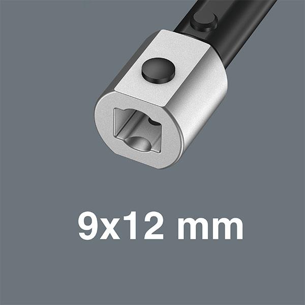 Wera（ヴェラ） 日本正規品 1/4DR ラチェットヘッド(9x12mmジョイント