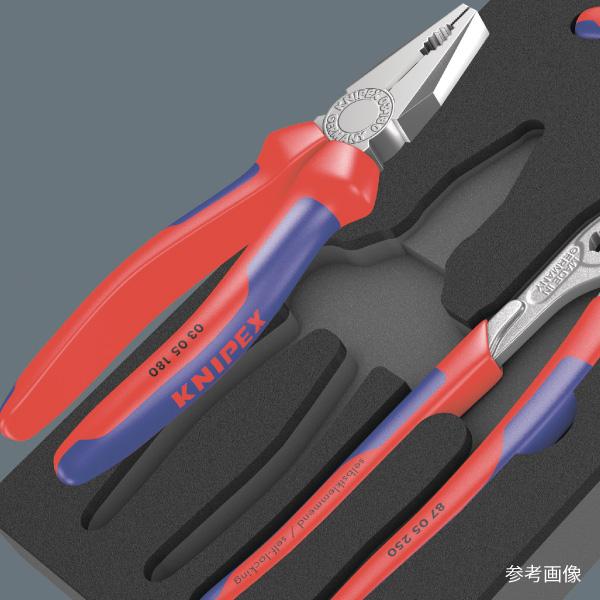 Wera 日本正規品 150180 9780 ウレタン収納入りKNIPEXプライヤー