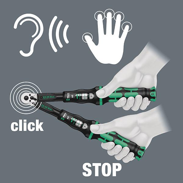 ヴェラ Wera トルクレンチ 2.5~25 Nm ビットソケットセット Wera（ヴェラ） 日本正規品 トルクレンチ 1/4DR 2.5-25Nm A5