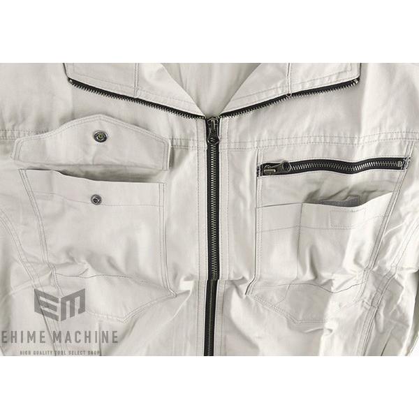 ジーベック（XEBEC） 空調服 綿薄手現場服ヘリンボン LL XE98002-39