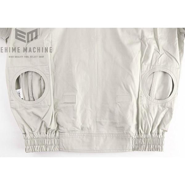 ジーベック（XEBEC） 空調服 綿薄手現場服ヘリンボン LL XE98002-39