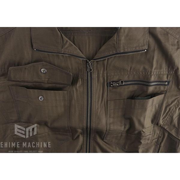 ジーベック 空調服 綿薄手現場服ヘリンボン L XE98002-62-L XEBEC