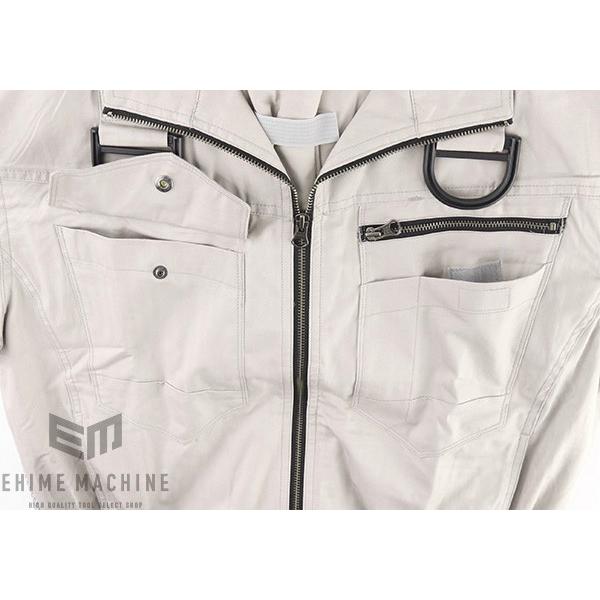 ジーベック（XEBEC） 空調服 綿薄手現場服ヘリンボンフルハーネス仕様