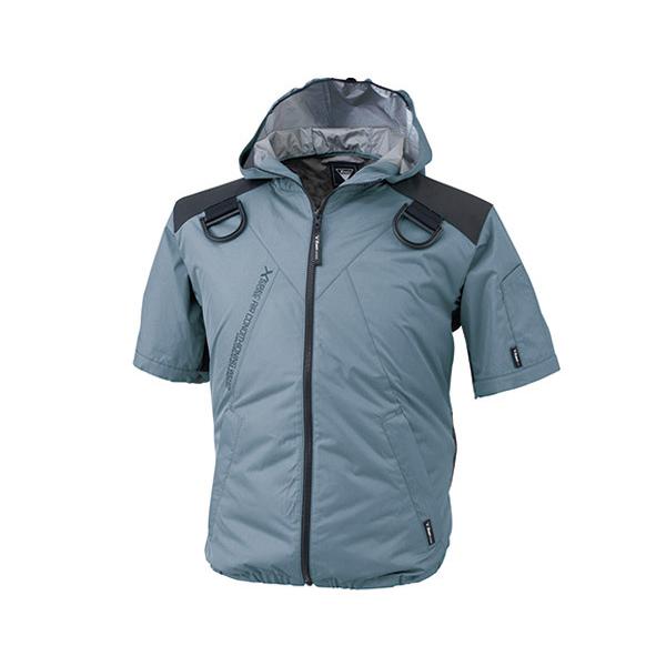 ジーベック（XEBEC） XE98105-43-M 空調服TM 遮熱ハーネス半袖ブルゾン 
