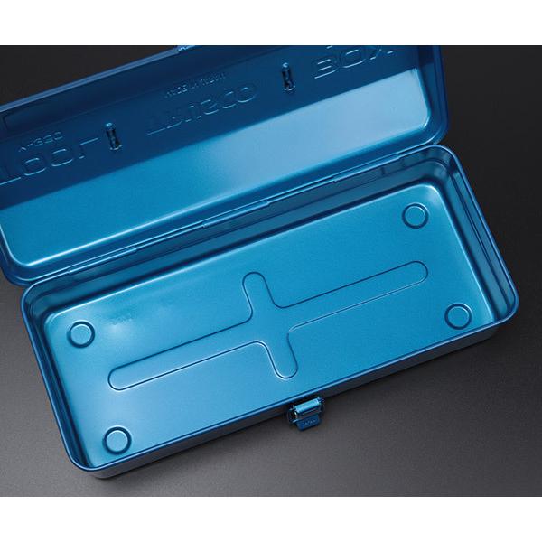 TRUSCO中山 TRUSCO Y-350-B 山型工具箱 ブルー 青 373×164×124mm