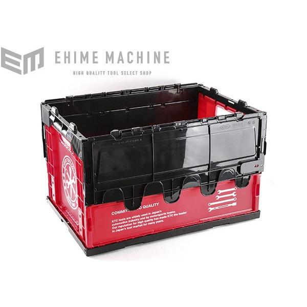 KTC KTC KTC折り畳みコンテナ 50L(ブラック) (YG-196BK) 京都機械工具
