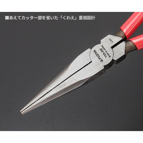 裕也ページ フジ矢 YXR-200 メカニックプライヤー200 クロスローレット 全長