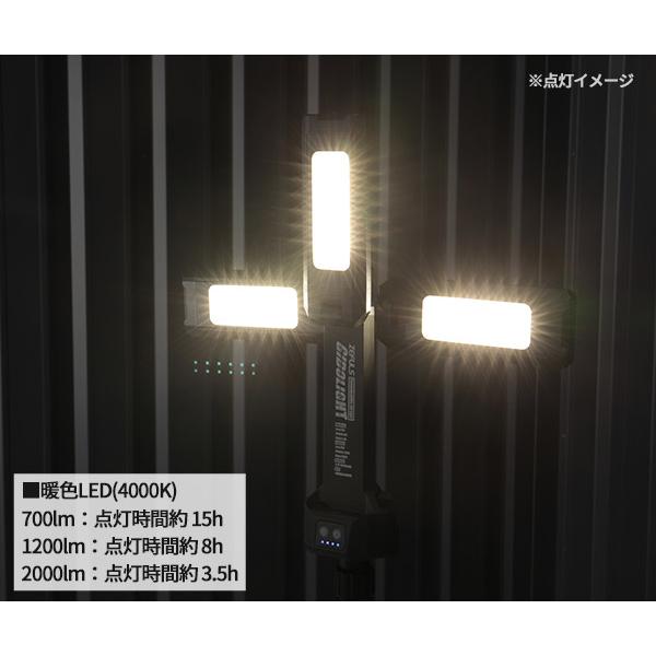 カワシマ盛工 自在3灯式LEDライト ギドライト ZA-GL2000_4