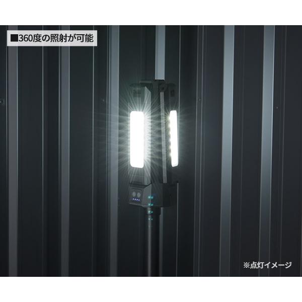 カワシマ盛工 自在3灯式LEDライト ギドライト ZA-GL2000