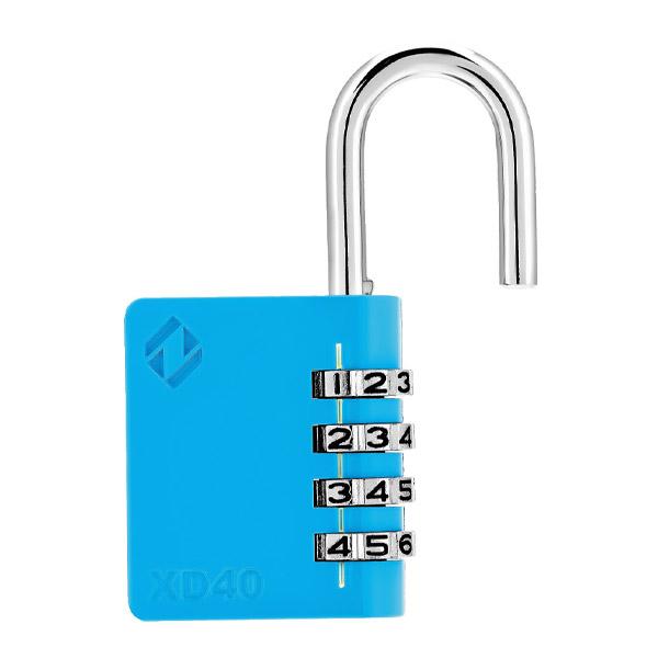 カキ ZARKER ザーカー XD40-B コンビネーション南京錠 青色