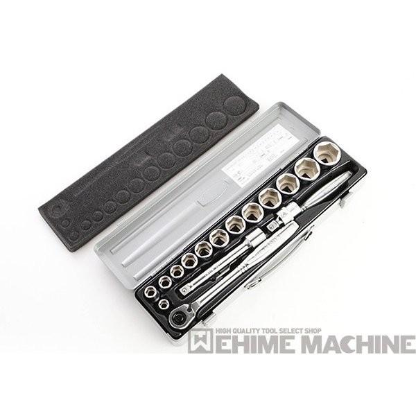 TONE]12.7sq. ソケットレンチセット 17点 760MS トネ 工具｜ehimemachineyshop｜02