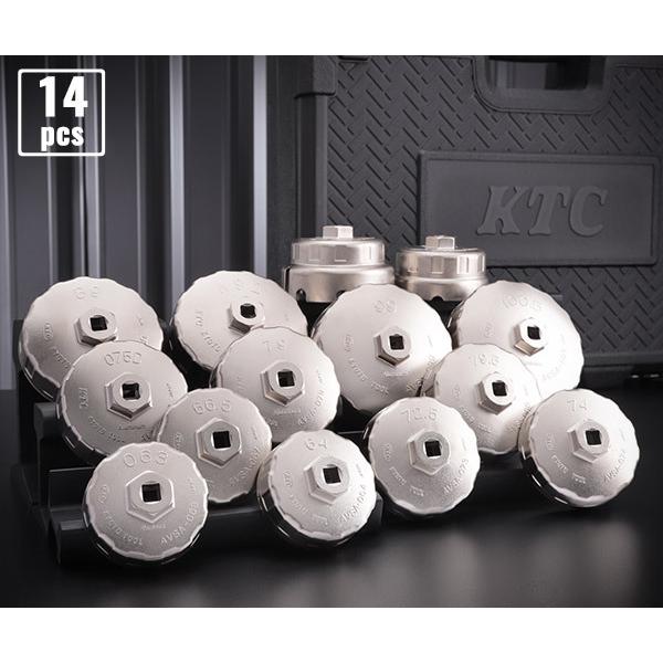 豪華 Ktc Avsa14 カップ型オイルフィルタレンチセット 14コ組 全日本送料無料 Kuljic Com