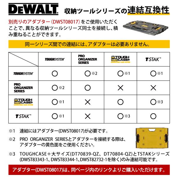 DEWALT デウォルト ティースタック2.0 オーガナイザー (DWST82968-1