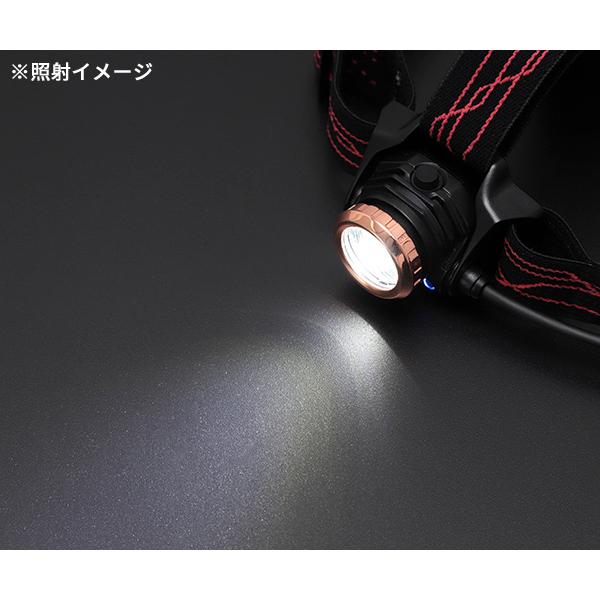 ジェントス GH-110RG 450ルーメン モーションセンサー付き充電式 LEDライト 乾電池兼用タイプ Gシリーズ ヘッドライト｜ehimemachineyshop｜08