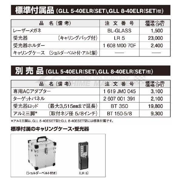 BOSCH（ボッシュ） 日本正規品 レーザー墨出し器 GLL 8-40ELR 