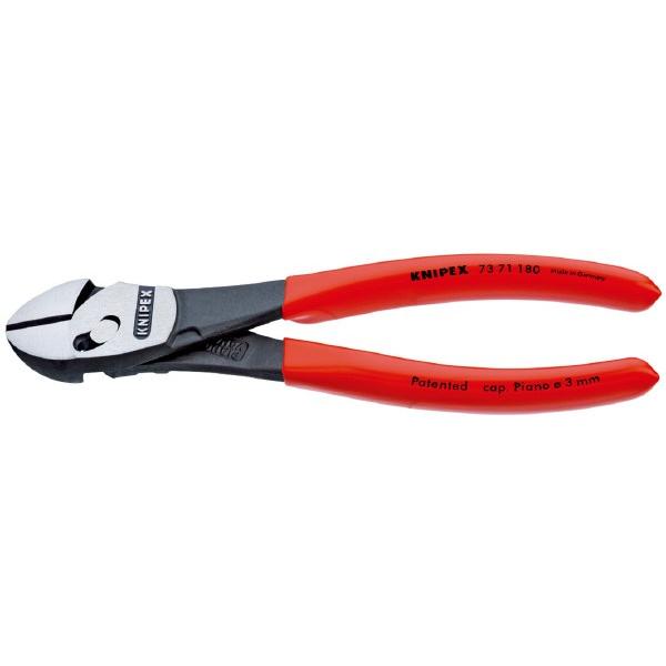 日本正規品 クニペックス ツインフォースニッパー (7371-180)(4003773074762) 業務向け KNIPEX