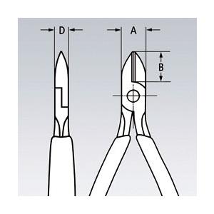 KNIPEX 7942-125ESD エレクトロニクスニッパー (SB KNIPEX 7942-125ESD エレクトロニクスニッパー (SB